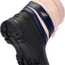 Azooken Kid's Snow Boots Winter Waterproof Slip Resistant Cold Weather Shoes(Little Kid/Big Kid) (Pink)