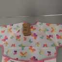 Tiny Twinkle Long Sleeve Bib for Babies & Toddlers | Waterproof Smock Bib for Eating | Machine Washable & Mess-Proof Feeding Essentials | Newborn Shower Gift (Butterflies, 6–24M)