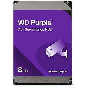 Western Digital 8TB WD Purple Surveillance Internal Hard Drive HDD - SATA 6 Gb/s, 128 MB Cache, 3.5" - WD84PURZ