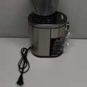 Ollygrin Burr Coffee Grinder, Electric Conical Coffee Bean Grinder With 30 Adjustable Grind Settings For 2-12 Cups, Sliver & Black