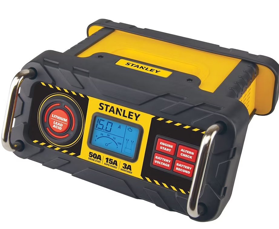 Stanley 50AMP 12V Lithium/Lead Acid Battery Charger & Maintainer
