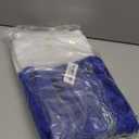 CCINEE Blue Christmas Stockings, 6pcs 18 Inches Tall Blue Design with Plush Cuff Classic Large Stocking Decorations for Xmas Festive Gifts Home Fireplace Decor