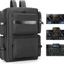 Rabjen DJ Backpack for Club Gigs, DJ Mixer Case Compatible with Pioneer DDJ-REV7, Pioneer DDJ-RX, Denon DJ SC LIVE 4, Novation Launchkey 49 and More Equipment, Max 35'' Mixer