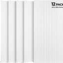 SODOCT 12 Pack Large Acoustic Panels, 47.2" X 23.6" X 0.4" Sound Proof Panels for Walls, High Density Sound Absorbing Panels for Home Studio & Office, White