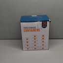 52 PCS Food Storage Containers with Lids Airtight (26 Lids & 26 Containers)- Reusable Plastic Leakproof Meal-Prep Container for Kitchen Storage Organization Microwave/Dishwasher Safe with Labels & Pen