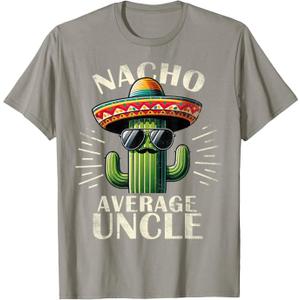 Uncle Funny Shirts Mens Graphic Tees Father Day Uncle Gifts T-Shirt (Gray, S)