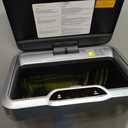 EKO Mirage-T 50 Liter / 13.2 Gallon Touchless Rectangular Motion Sensor Trash Can, Brushed Stainless Steel Finish