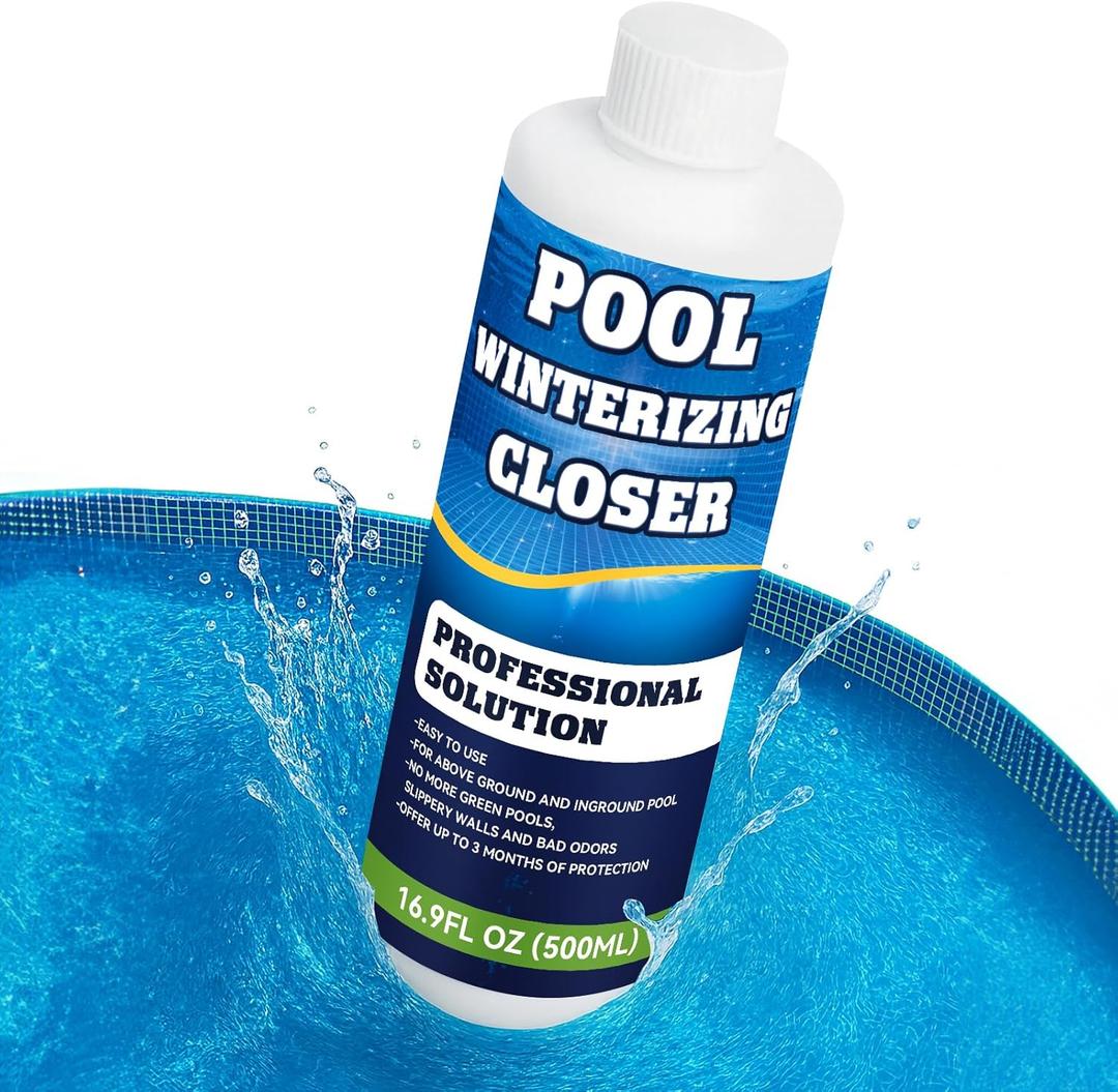 Bondtech Pool Closing Kit, Pool Closing Kit for Above Ground and Inground Pools, 3 in 1 Pool Closing, Easy to Use Pool Winterizer, Up to 15,000 Gallon (16.9 oz)