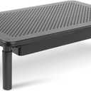 Allsop Metal Art Tri Level Stand, for 27" Monitors, 14.5" X 9.25" X 4.13" to 5.75", Black, Supports 30 Lb