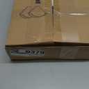 Corner Floating Shelves, Rustic Brown Wood, Set of 2, Wall Mount Storage with Guardrail for Bathroom Kitchen Living Room (White)