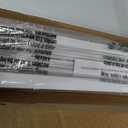 LazBlinds No Drill Blinds for Indoor Windows, Cordless 1" Vinyl Mini Blinds, Privacy S-Curve Blinds for Windows, Room Darkening Horizontal Window Blinds and Shades for Home, 47" W x 64" H, White