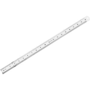 uxcell Straight Ruler 50cm 20 Inch Metric Stainless Steel Measuring Rulers Tool 0.7mm Thickness with Inch & Centimeters Precision Drawing Ruler