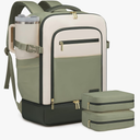LOVEVOOK Travel Backpack for Women with Shoes Compartment,40L Personal Item Travel Bag Flight Approved Carry On Backpack with 2 Packing Cubes,Large Casual Weekender Luggage Daypack