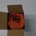 MIULEE Pack of 2 Decorative Outdoor Solid Waterproof Throw Pillow Covers Faux Linen Garden Farmhouse Cushion Cases for Summer Patio Tent Balcony Couch Sofa 18x18 Inch Orange