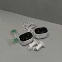 GMK Security Cameras Wireless Outdoor, 2K Color Night Vision AI Motion Detection 2-Way Talk Battery Powered WiFi Home Indoor Camera IP65 Weatherproof Spotlight Siren Alarm Cloud/SD Storage 2-Pack