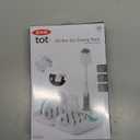 OXO Tot Travel Size Drying Rack with Bottle Brush- Gray