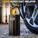 Jump Starter with Air Compressor, 4000A Portable Car Battery Jump Starter (9.0L Gas/7.0L Diesel), 150PSI Tire Inflator 12V Battery Jumper Starter Portable Jump Box with Jumper Cables, LED Light