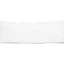 Body Pillowcase 100% Cotton 1 Piece Body 21"x54" Bright White