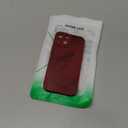 NITITOP Compatible with iPhone 13 Mini Case Cute Aesthetic Butterfly Pattern for Women Girls Soft TPU Shockproof Stylish Full Camera Protective Phone Cover - Wine Red