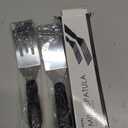 Small Spatula Professional Mini Serving Spatula, 2 Pieces Stainless Steel Metal Spatulas Set, Cutter and Serve Turner for Kitchen, Flipping or Cooking for Brownie, Cookie, Lasagna, Pancakes or Cake