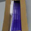 GUSTARIA Mahjong All-in-One Tile Rack & Pusher, Clear Acrylic Mahjong Rack and Pusher Combo, Modern American Majiang Tile Racks, Set of 4