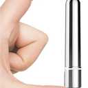 Mini Upgraded Handheld Electric Back Massager - Mini Waterproof Portable Back Massager for Face Back Neck Shoulder MassagerSliver (Silver)