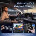 Mini Wireless Adapter for Carplay & Android Auto, 2026 Upgraded, Converts Wired to Wireless CarPlay Dongle, Plug & Play, Fast Stable Connection, Compact Design for iPhone & Android with USB/USB-C