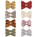 Baby Girl Hair Bow Clips Barrettes, Assorted Hair Accessories Alligator Clip for Little Girls Toddler Kids Teens (16 Count (Pack of 1))