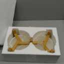 Elevated Ceramic Dog Bowl Set - Raised Dog Bowls with Non-Slip Bamboo Stand - Dog Food and Water Bowl Set - Double Dog Feeding Bowls - Suitable for Small and Medium Dogs - 28.74 OZ - 3.6 CUPS - 850 ML (White)