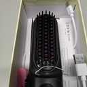 Go Brush Pro - Cordless Hair Straightener, USB Charging, Fast Heating, with LCD Display, Brush Portable Comb for Travel for All Hair Types