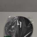 TOPZEA 3 Pack Restaurant Serving Trays, 11" Food Serving Tray Round Fiberglass Tray Non Slip Food Service Trays Platters for Restaurant, Parties, Breakfast, Cafe, Bar, Black