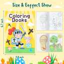 Zainpe 24Pcs Christian Bible Stories Coloring Books for Kids, Easter DIY Art Drawing Book with Jesus Noah's Ark Crosses Pattern Color Booklet for Church Sunday School Classroom Rewards Party Favors