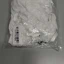 Aranmei Women Sexy Lingerie Bodysuit Floral Lace Teddy Babydoll Snap Crotch Ruffle One Piece with Thigh Bands (Medium, White)