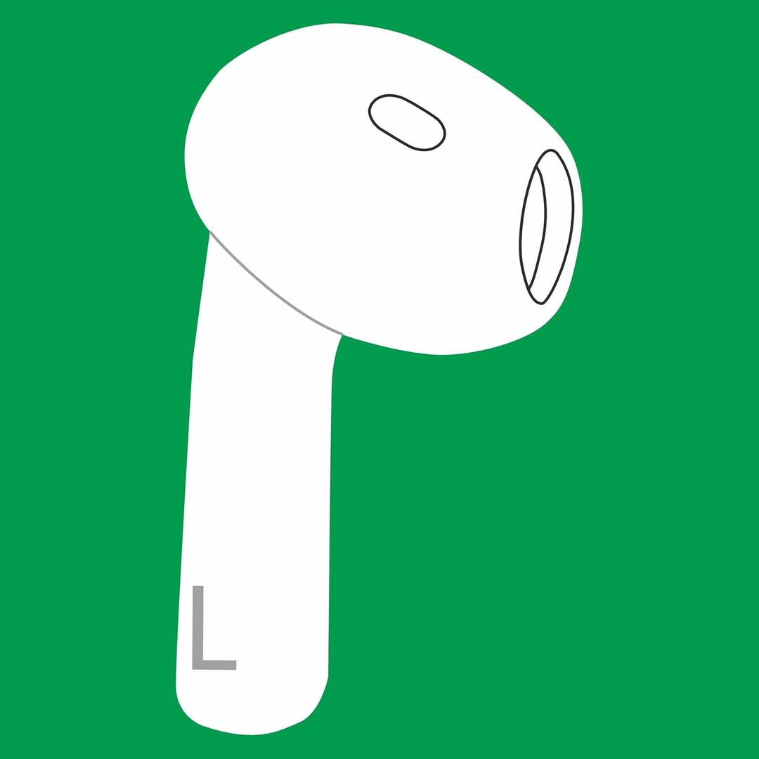 Meenova One Left Earbuds Replacement A3053, OEM A3050 for Legit Pod 4 (4th Generation), Single Left Ear Side Only, Compatible with Original Air 4 A3058 Charging Case (Not for ANC Version), Used Pods