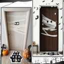 Halloween Castle Bathroom Rug Flocking Door Bath Mat for Kids Shower Bat Mat Decoration Non Slip Washable Bath Rug for Bathroom Shower