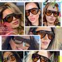 3-Pack Oversized Aviator Sunglasses, Retro Frame UV400 Protection Unisex (Women & Men) Bulk Party Accessories