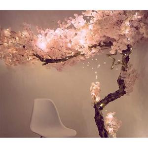 Artificial Cherry Blossom Trees - 5 Feet Blossom Tree - Light Pink - Real Wood Stems and Lifelike Leaves Replica Artificial Plant