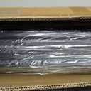 Muzata 100Pack 32" x3/4" Aluminum Deck Balusters Square Baluster Deck Railing Black Hollow Spindles with Screws for Railing Fencing Porch WT26