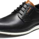 Bruno Marc Men's Casual Dress Oxfords Shoes Business Formal Derby Sneakers (10.5, Black)