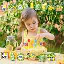 Maitys 36 Pcs Lemon Tree Ornaments Summer Ornaments Wood Gnomes Hanging Ornaments with String Decorative Fruit Tree Decoration for Home Lemon Party Decoration,QE-Maitys-ca901
