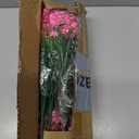 Grunyia Artificial Flowers Outdoor UV Resistant Fake Plants Indoor Outside Hanging Planter Home Garden Decor, 10 Bundles (Pink)