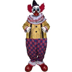 Haunted Hill Farm Motion-Activated Startling Arms Clown by Tekky, Talking Scare Prop Halloween Animatronic for Indoor or Covered Outdoor Creepy Halloween Decorations, Plug-in or Battery Operated Haunted Hill Farm Motion-Activated Startling Arms Clown by Tekky, Talking Scare Prop Halloween Animatronic for Indoor or Covered Outdoor Creepy Halloween Decorations, Plug-in or Battery Operated