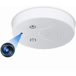 Security Hidden Camera Smoke Detector Spy WiFi Camera HD 1080P Small Cameras with Motion Detection and Night Vision, Wireless Indoor Cam for Home