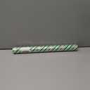 MAYPLUSS Christmas Diagonal Stripe Gift Wrapping Paper - 17 Inch X 33 Feet - Classic Green and Luxury Gold Foil Crafty Stripe Gift Wrap for Holiday Wedding, Birthday Party Showers and Scrapbooking