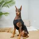 BINGPET Police Dog Shirts,Soft Cotton Puppy Tshirt,Breathable Lightweight Dog Costumes Tank Top Vest,Machine Washable Stretchy Clothes for Small Medium Large Dogs Boy Girl