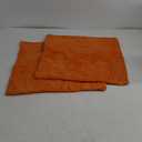 MIULEE Winter Fall Pack of 2 Orange Pillow Covers 20x20 Inch Soft Boho Striped Corduroy Throw Pillow Covers Decorative Square Cushion Cases Pillowcases for Sofa Bedroom Couch Home Decor.