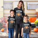 Mommy and Me Matching Outfits Halloween Pumpkin T-Shirt Thanksgiving Baby Girl Boy Fall Shirts (Black)