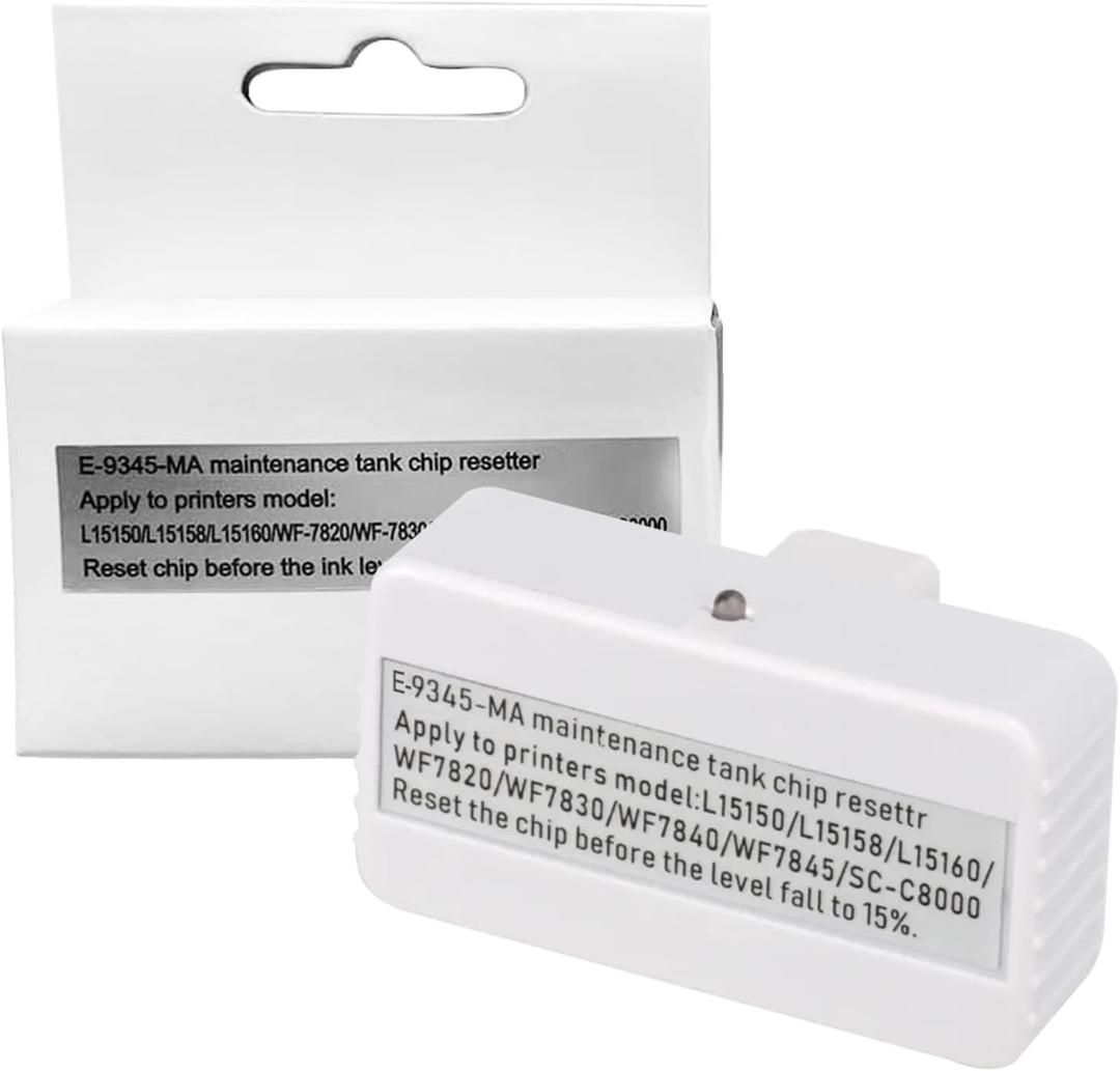 NEXTPAGE E9345 Maintenance Box Chip Resetter for ET8550 ET5800 ET5850 ET5880 ET8500 ET16600 WF7310 WF7820 WF7840 ECC7000 WF7830 STC8090 Printer (E9345 Resetter, 1Pack)