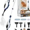 CYK Steam Mops for Floor Cleaning, 12 in 1 Handheld Steam Cleaner for Home, Floor Steamer for Hardwood Floors and Tile (Navy-white)