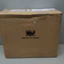 Knape & Vogt SBM9-1-20WH 8.38 in. W x 20 in. D x 17.31 in. H In Cabinet Pull-Out Bottom Mount 20qt Trash Can